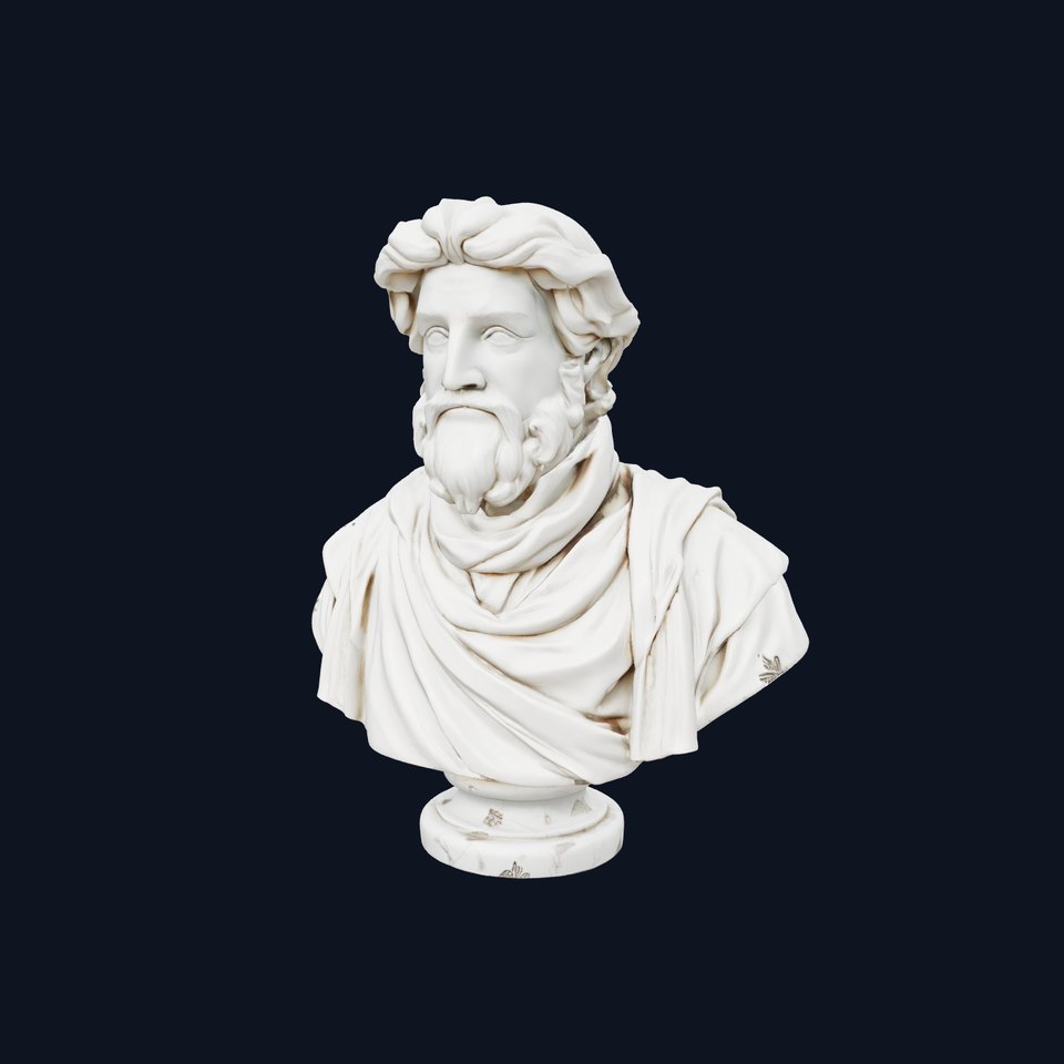 Elegant Marble Bust model pack